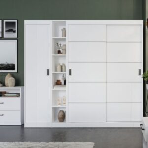 Dulap Nordis 210 usi albe